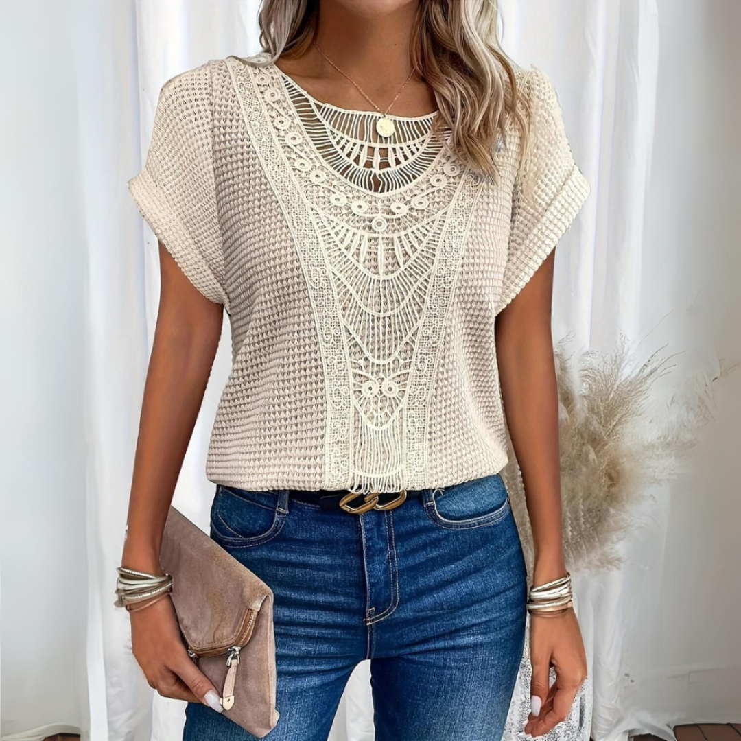 Eloise | Elegancki koronkowy top